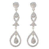 Dewi White Stud Earrings for Chic Everyday Wear White CZ White Stud